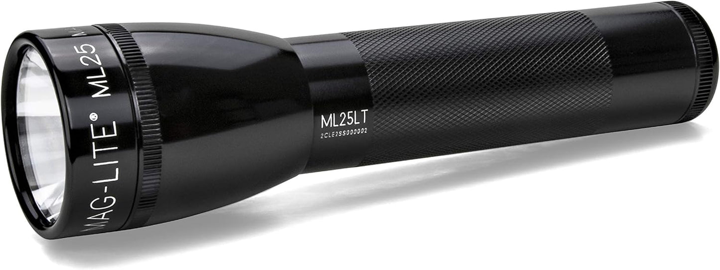 Maglite ML25LT LED 2-Cell C Flashlight, Blister