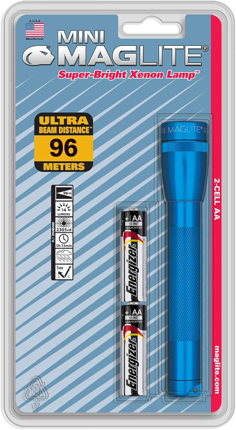 Maglite Mini Incandescent 2-Cell AA Flashlight (xenon)