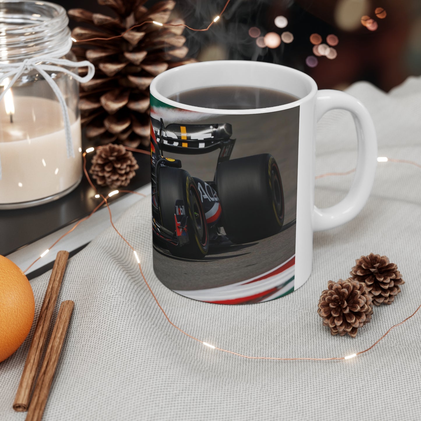 Ceramic Mug 11oz - RedBull F1 Grand Prix of United States - Checo