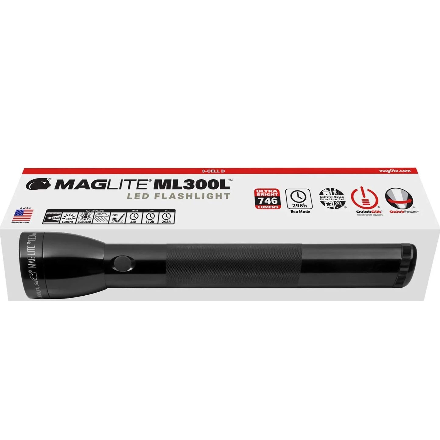 Maglite ML300L LED 3-Cell D Display Box