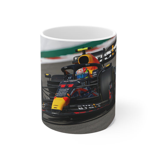 Ceramic Mug 11oz - RedBull F1 Grand Prix of United States - Checo